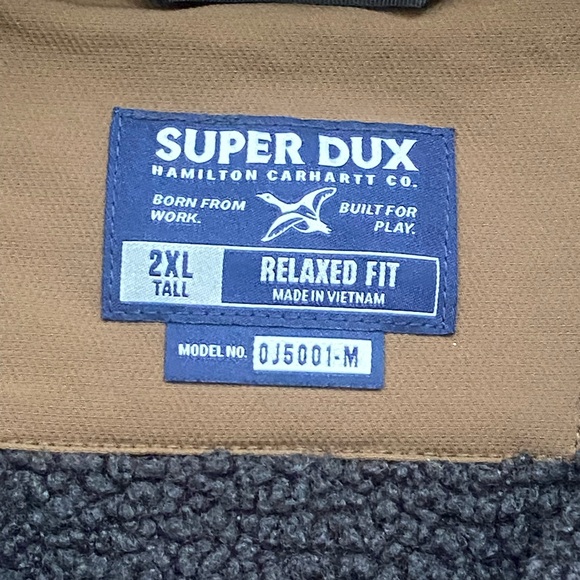 Carhartt Men's Big and Tall Super Dux Sherpa-Lined Jacket Size 2XL - Picture 4 of 7